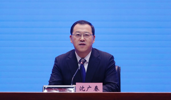 黑龍江省文化和旅游廳副廳長沈廣春。張澍攝