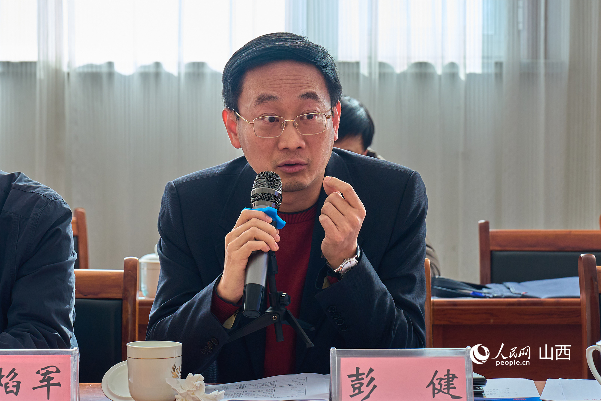 文化和旅游部文化和旅游研究基地（中國傳媒大學(xué)）主任彭健。人民網(wǎng) 張超寧攝